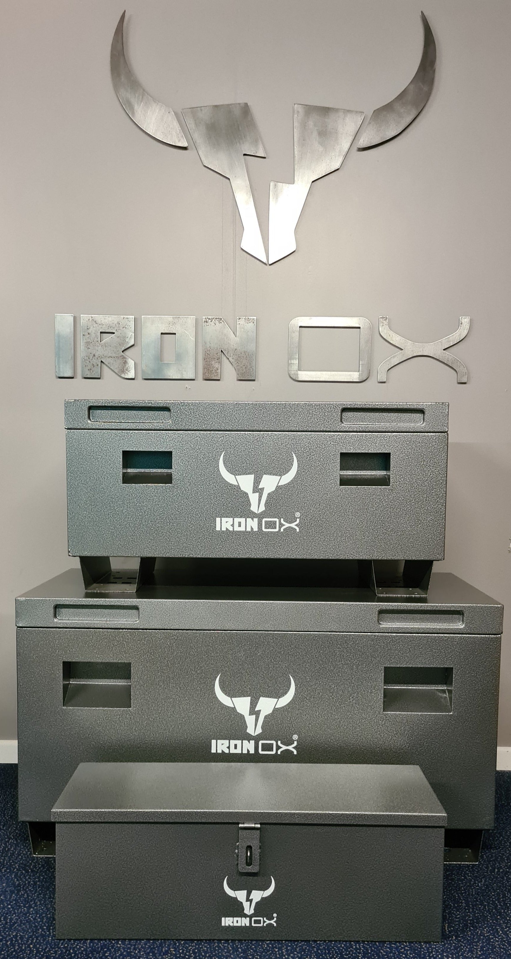 Iron Ox 45  Steel Job Site Tool box - TRADE DEAL
