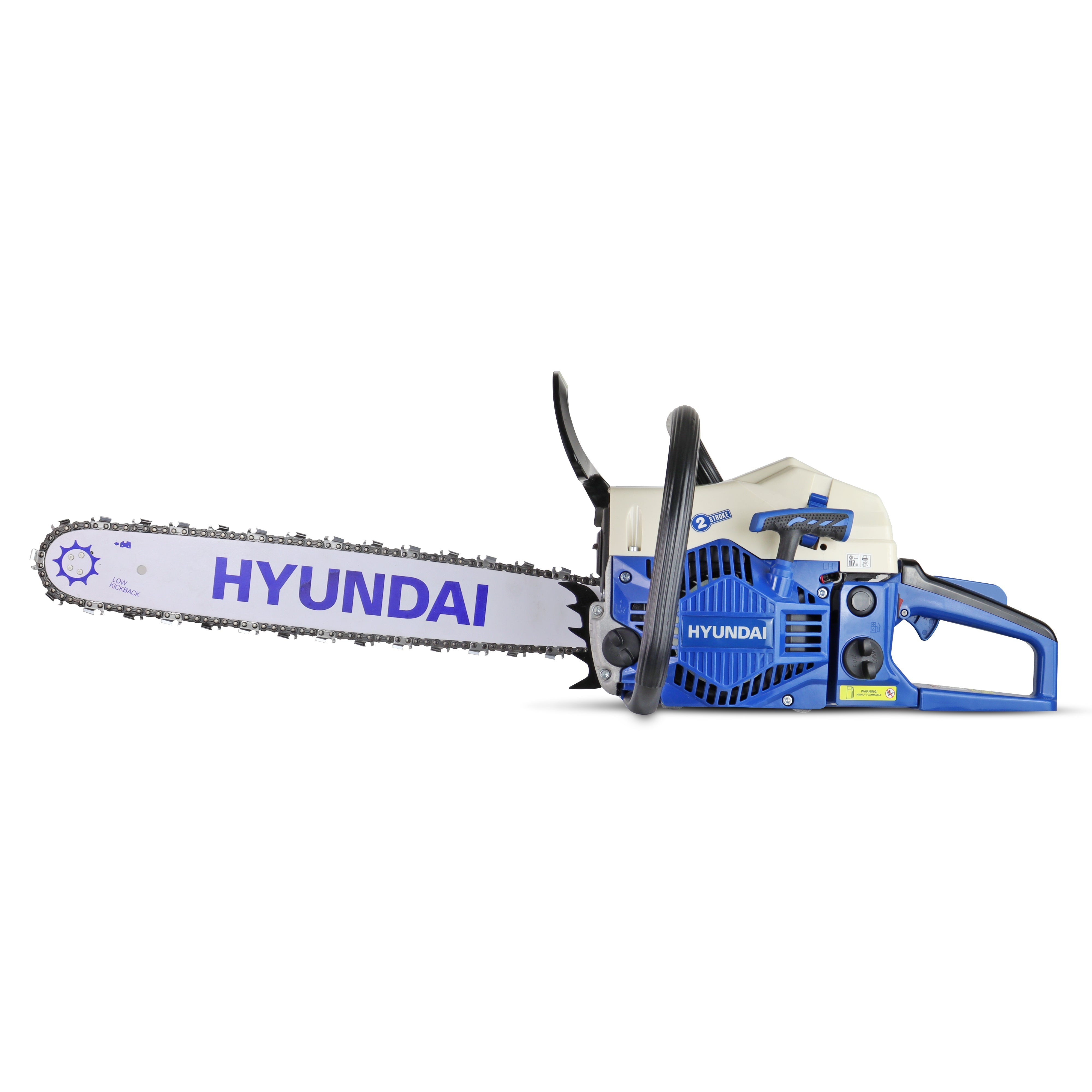Hyundai 62cc 20” Petrol Chainsaw, 2-Stroke Easy-Start | HYC6200X