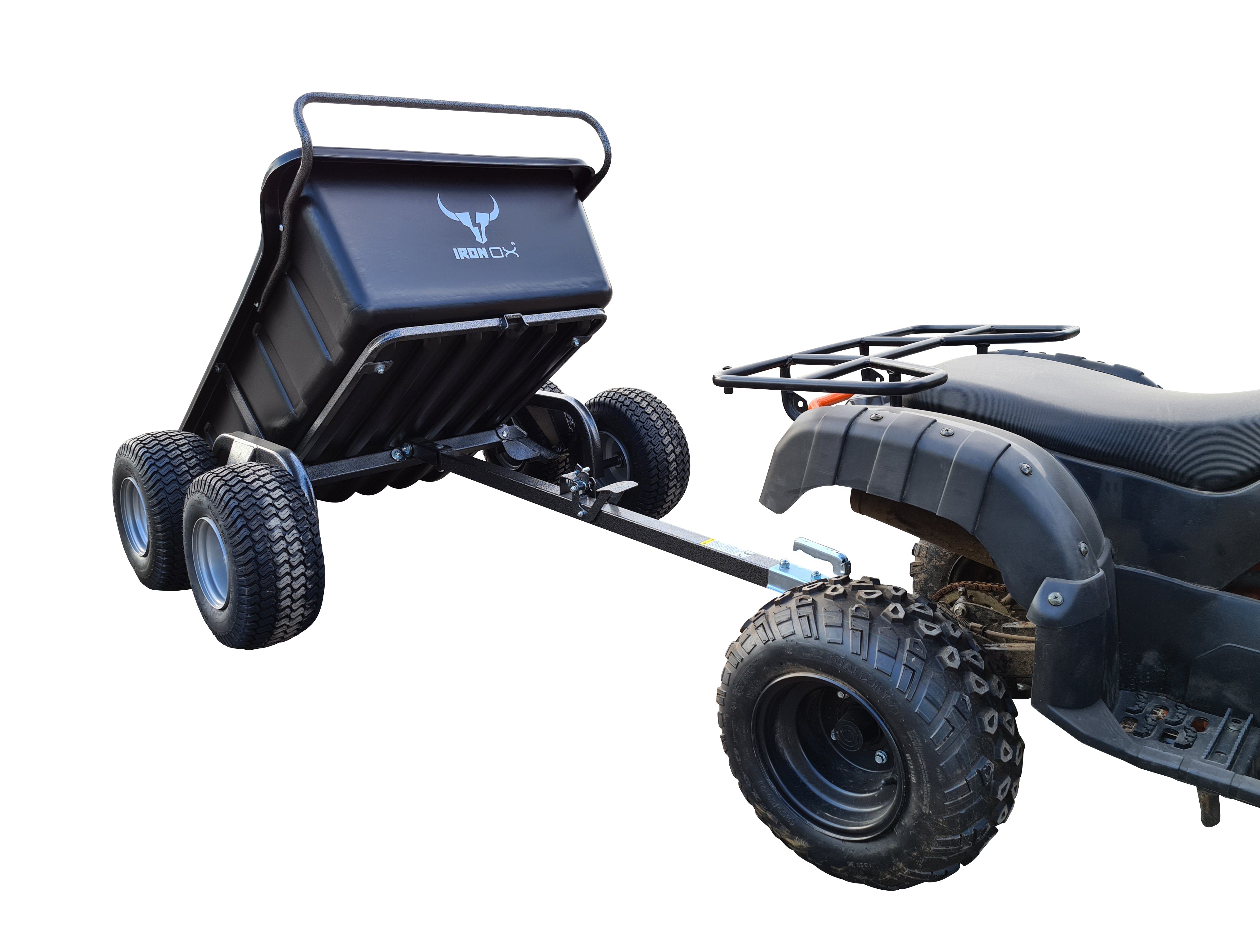 ATV Tipping Trailer - Iron Ox Haul 15 - 4 Wheel Trailer - 0