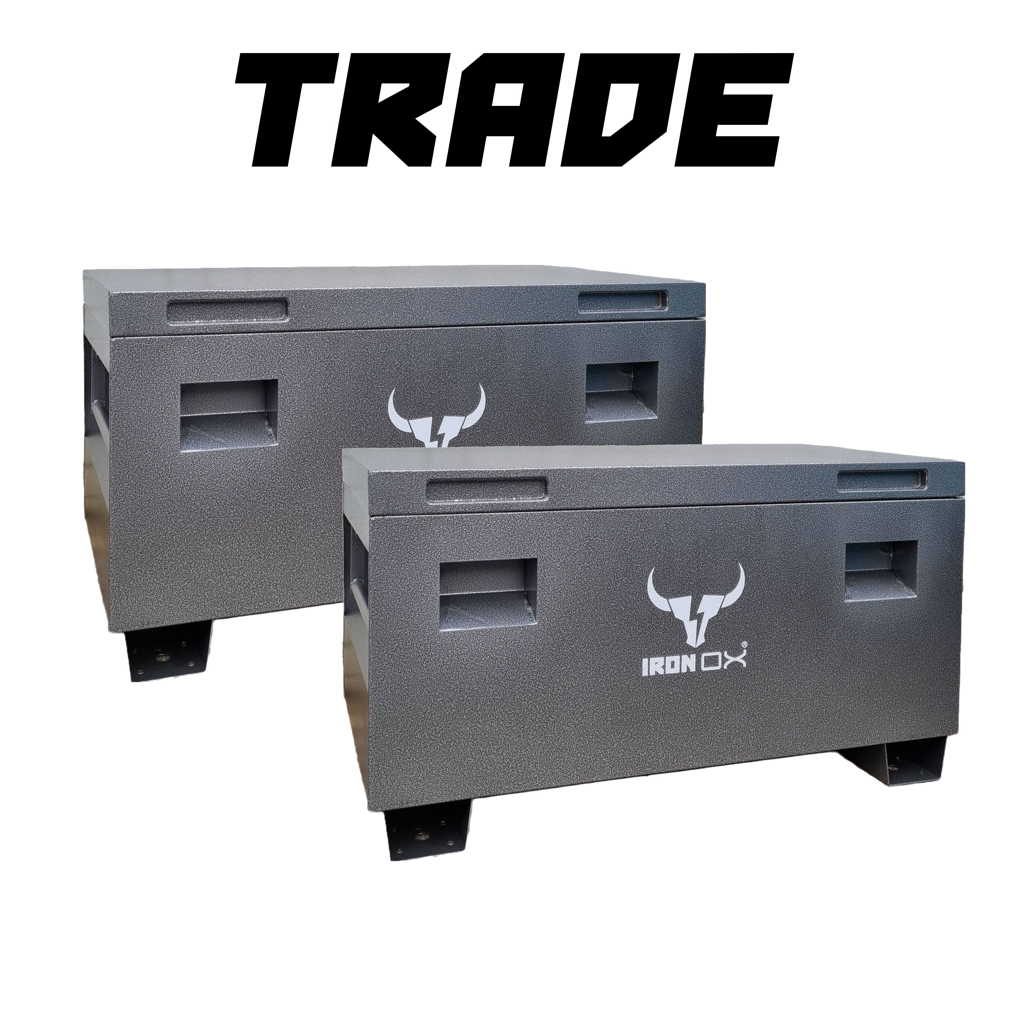 Iron Ox 45  Steel Job Site Tool box - TRADE DEAL