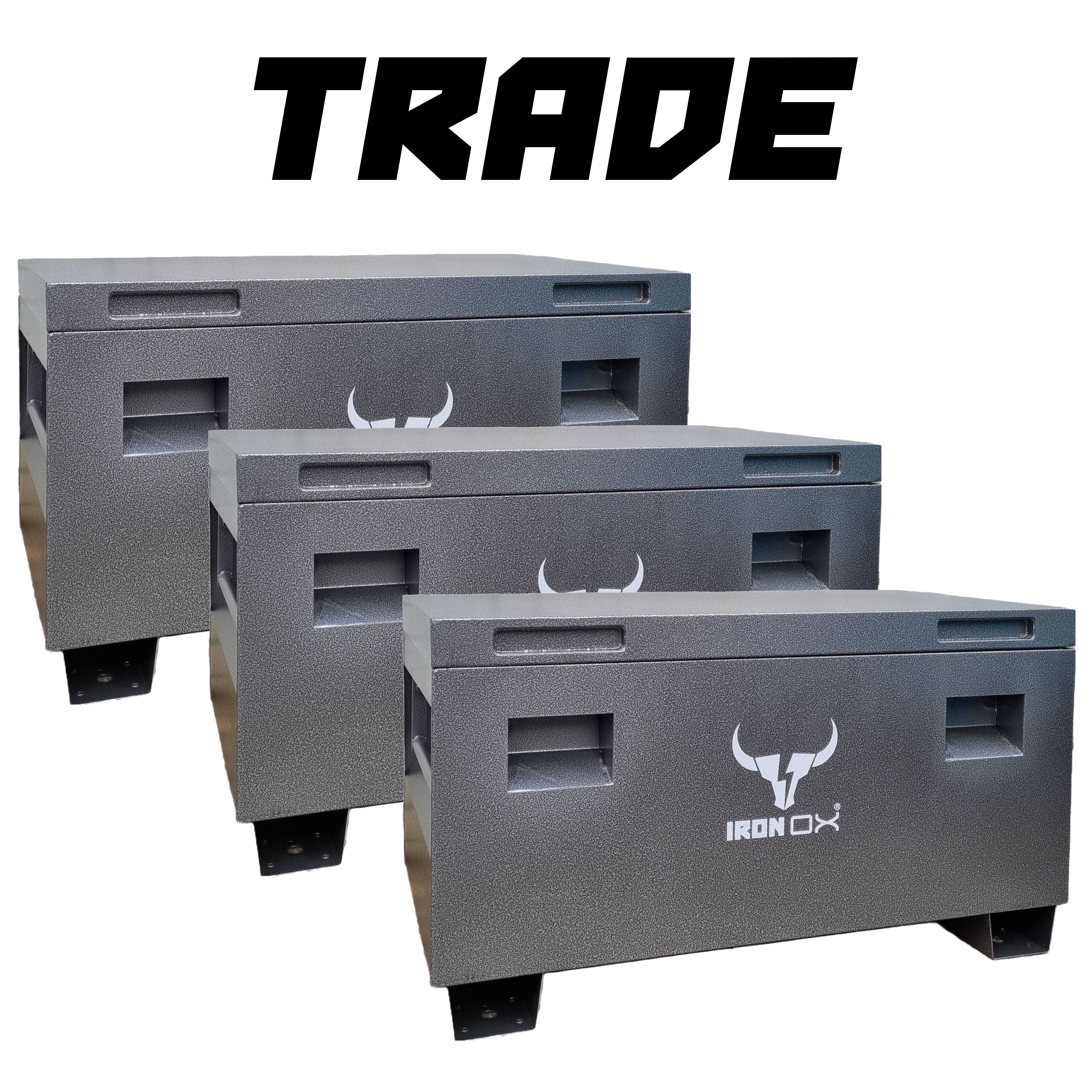 Iron Ox 45  Steel Job Site Tool box - TRADE DEAL