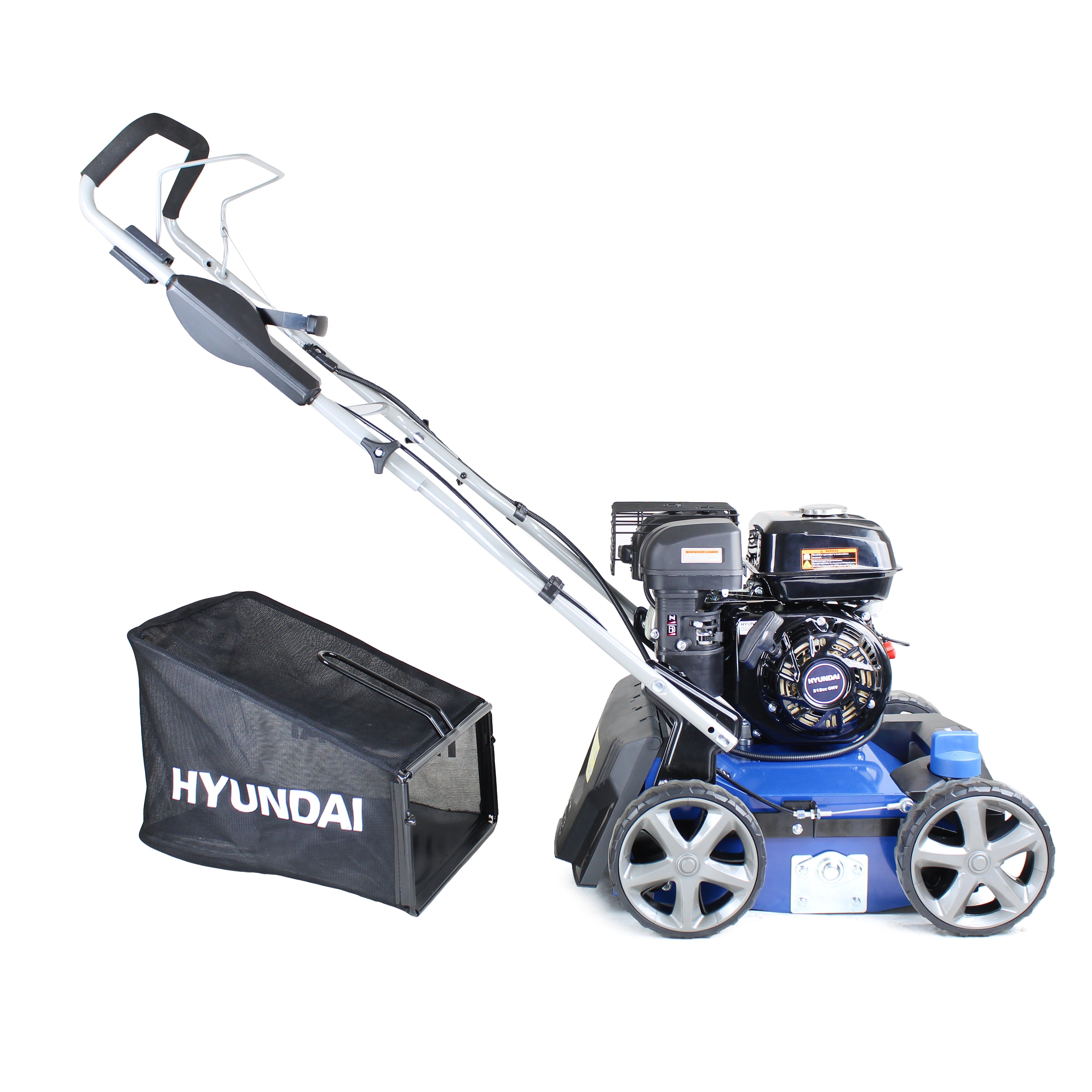 Hyundai 212cc Petrol Lawn Scarifier and Aerator